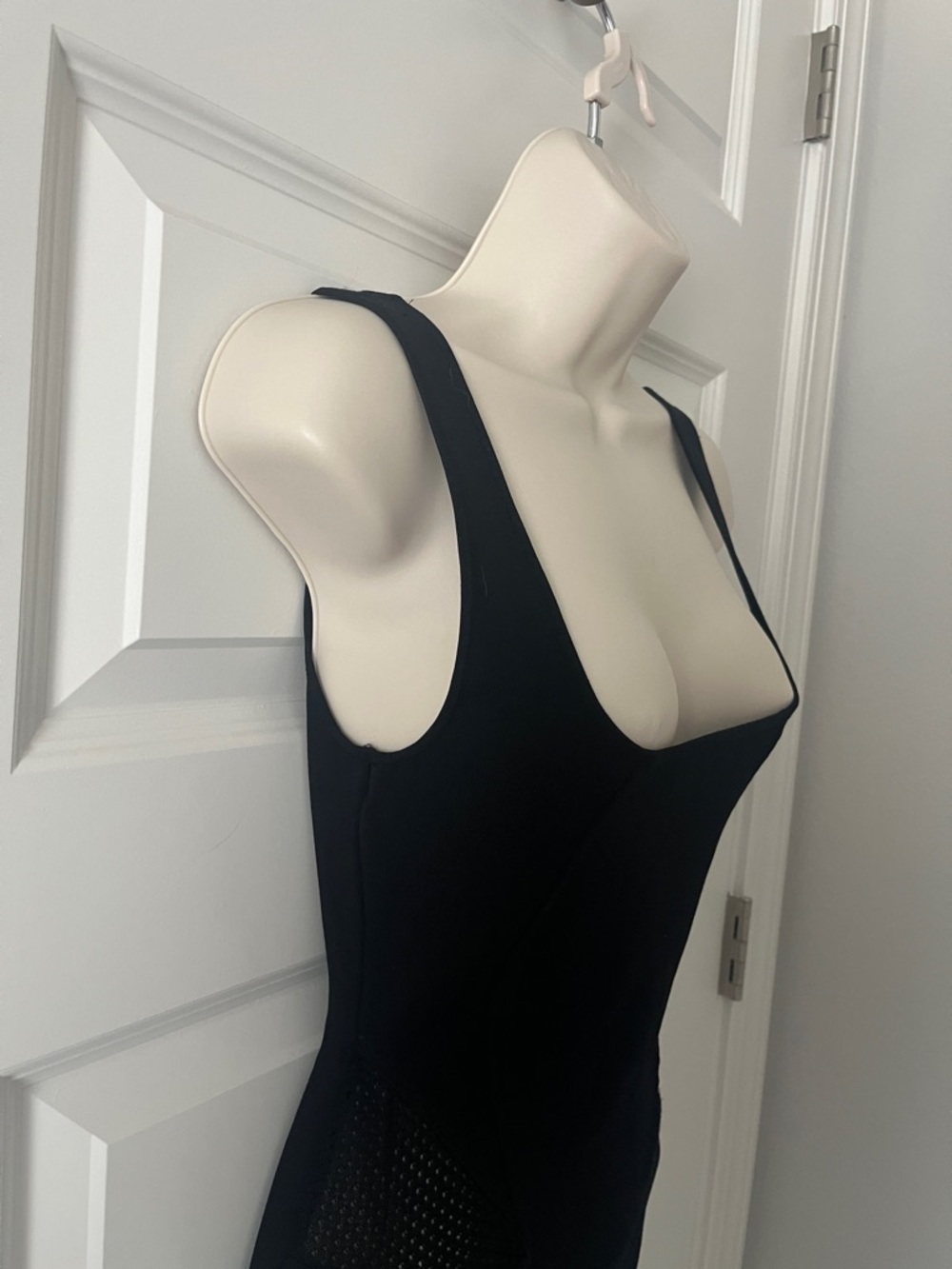 Zara Black Mini Dress with Square Neck - Picture 7 of 11